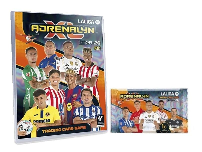 Album + 50 Sobres (45 Normales + 5 gratuitos) - Adrenalyn 2025-2026