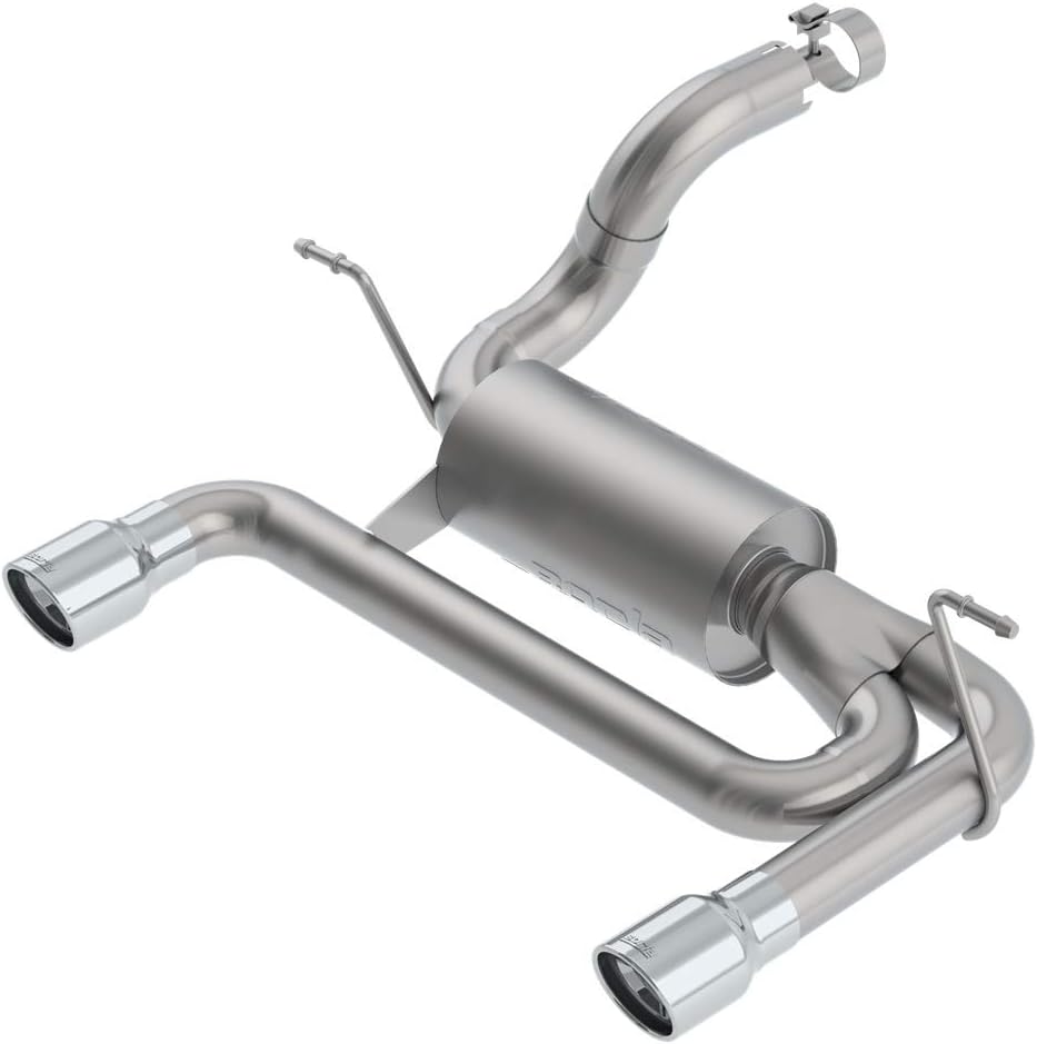 Borla - 2018 Jeep Wrangler JL/JLU 3.6L 2DR/4DR S-Type SS Axle Back Exhaust w/3.5in Tips (11956)