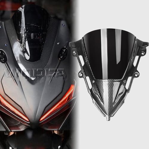 WOOGA スポーツフロントガラスフロントフロントフロントガラスウインドディフレクター フロントガラス フライスクリーン適用車種ホンダCBR650R CBR 650R CBR 650 R 2019-2023