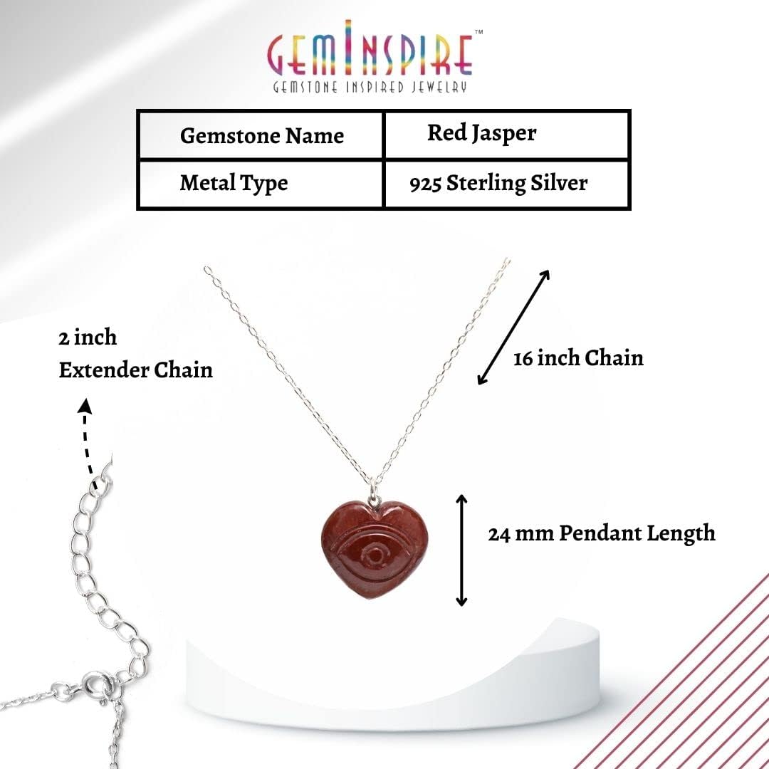 Heart Shape Necklace, Evil Eye Necklace, Heart Pendant, Lightweight Everyday Wear, 16+2" 925 Silver Adjustable Chain, Valentine's Gift For Her, Girlfriend, Wife - Image 6