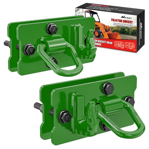 Image of Nilight Tractor Bucket Grab Hook with Tie-Down Ring & Back Plate