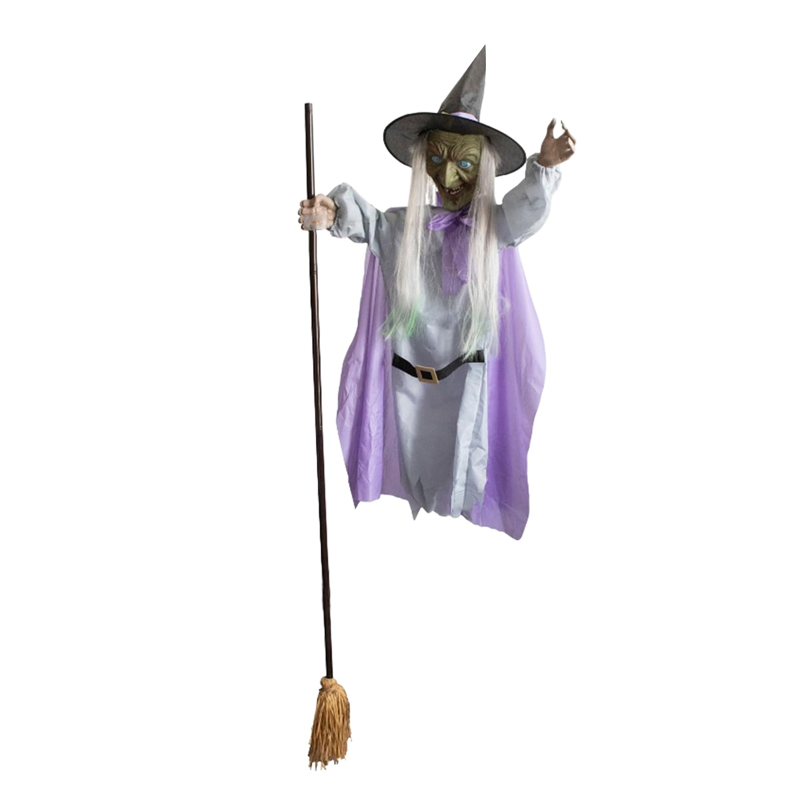 Sorcière Volante Anti Pluie Décoration Extérieure Halloween