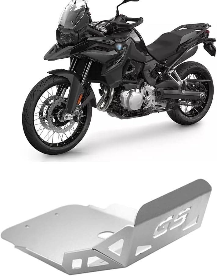 for F750GS F850GS ADV 2021-2023 F750 F850 GS Motorcycle Skid Plate Lower Bottom Engine Guard Cover Chassis Protector Motorcycle Accessories (Black)
