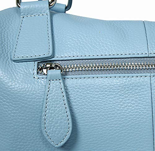 Image of HESHE Womens Genuine Leather Purse Satchel Tote Bags Ladies Real Leather Bags Crossbody Handbags