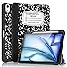 Fintie SlimShell Case for iPad Air 5th Generation (2022) / 4th Generation (2020) 10.9 Inch - Flexible Soft TPU Stand Back Cover with Pencil Holder, Auto Sleep/Wake, Composition Book