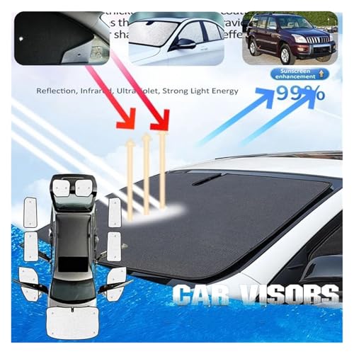 Pare-soleil avant anti-UV sur mesure pour Transit Custom 2012-2021 - 2