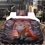 Zoom IMG-1 tzovpcdfa biancheria da letto shiba