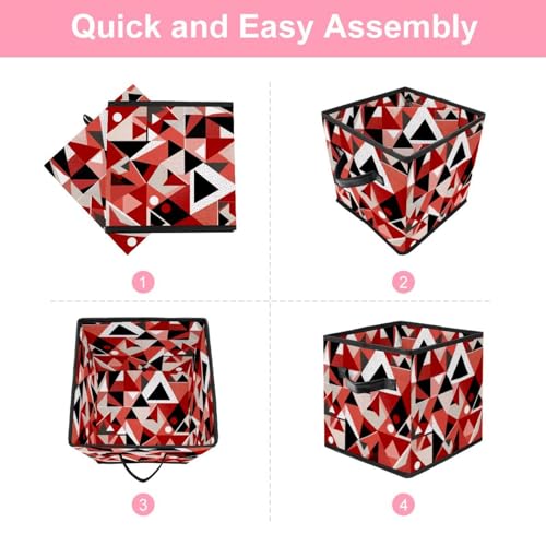 Solution d'organisation durable : cube de rangement haut de gamme aux poignées en cuir - 7