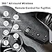 for Fujifilm Rechargeable Camera Remote Control Wireless Shutter Release Compatiable with Fuji X-T30 II, X-S10, X100VI, X-H2S, X-H2, X-T5, X-T4, X-T3, X-S20, X-T50, X-T30, X-M5, X-E5, X Half(Black)