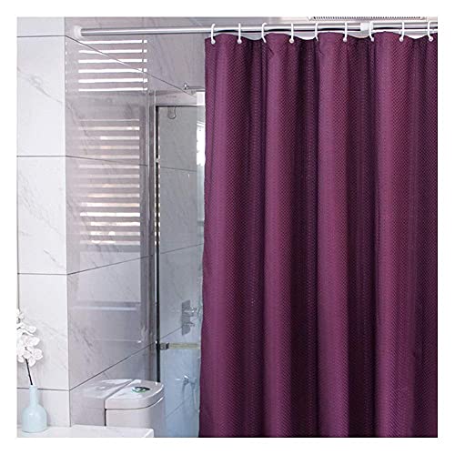Rideau de douche en tissu polyester pour baignoire moderne
