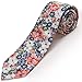 Barry.Wang Cotton Blue Floral Tie 2.76