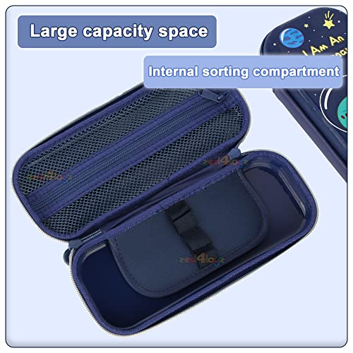 Image of Zest 4 Toyz Pencil Pouch for Boys for School | 3D Cover EVA Dino Theme | Compass Box Organizer | Large Capacity Pencil Pouch Bag | Premium Stylish Pen Holder Pencil Box for Kids | Return Gifts