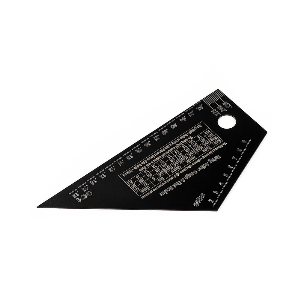 Alnicov Guitar String Action Gauge String Height Ruler Fret Rocker Leveling Guide Luthier Tools for Electric Guitar Bass - Image 4