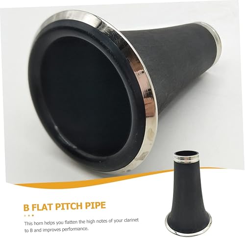 Miniatura 8 de Tubo de clarinete B Piezas de clarinete plano Suministros de clarinete Tubo de paso de agudos B Tubo de clarinete plano Barril Clarinete ajustable