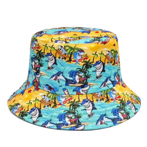 Image of Quanhaigou Bucket Hats Unisex Summer Travel Beach Fisherman Cap for Men Women Teens