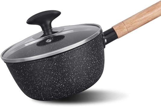 Cooking Pots and Pans Set Porridge Soup Ramen Milk Pot Non Stick Pot Korean Breakfast Cookware Set Japanese Kitchen Utensils18cm
