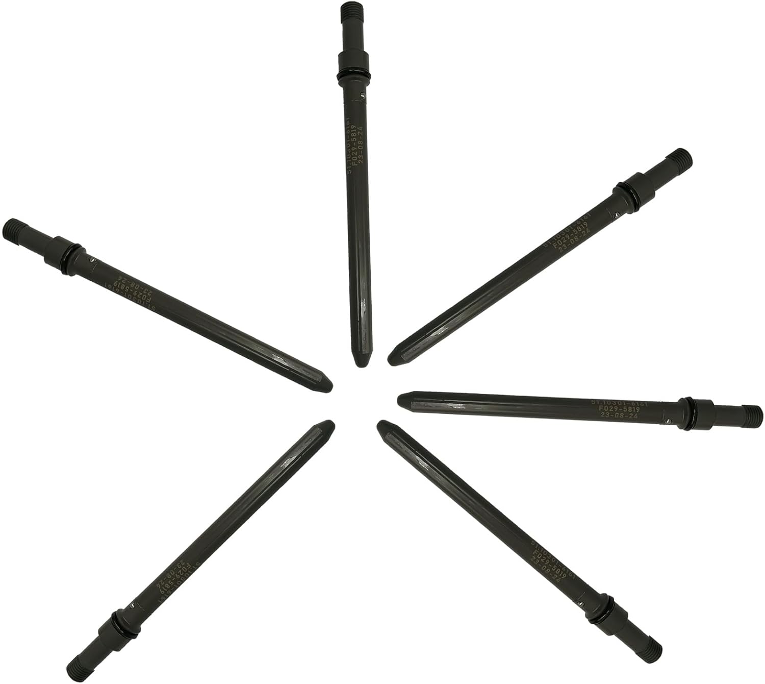 Generic Injector Fuel Connector F 00R J01 029 51.10301-6161 51103016161 F00RJ01029 Fits for Cummins ISB Engine (Pack of 6)