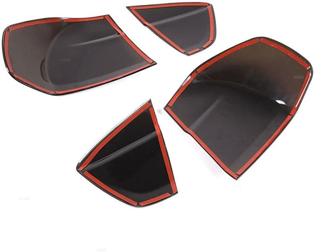 Car Rear Lamp Shade Brake Indicator Tail Light Reversing Lamp Blackened Tail Lamp Cover Compatible For BMW 3 Series E90 2005 2006 2007 2008