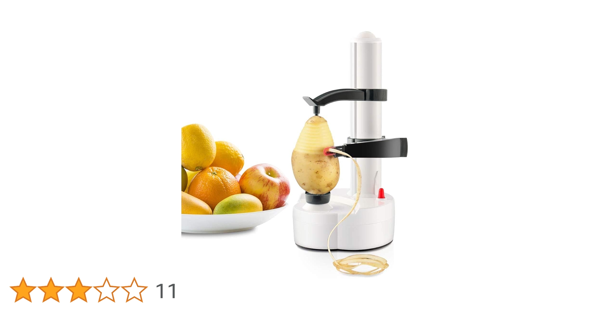 Amazon｜電動皮むき器 自動ピーラー りんご 果物皮むき 皮むき器