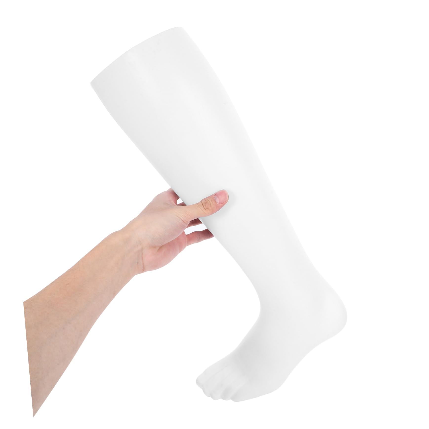 Socken Starkem Effekt und Minimalistischem Dreidimensionalem Fußmodell Weißes Kunststoff Lange mit Design für für Vielseitige Nutzung zu Hause oder Geschäft