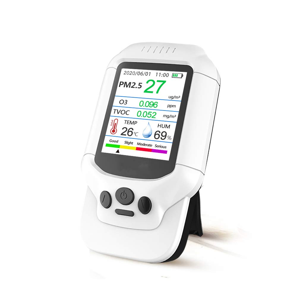 Gas Detector, New Portable Ozone Detector Handheld Multifunctal Intelligent O3 Meter Gas Sensor Analyzer