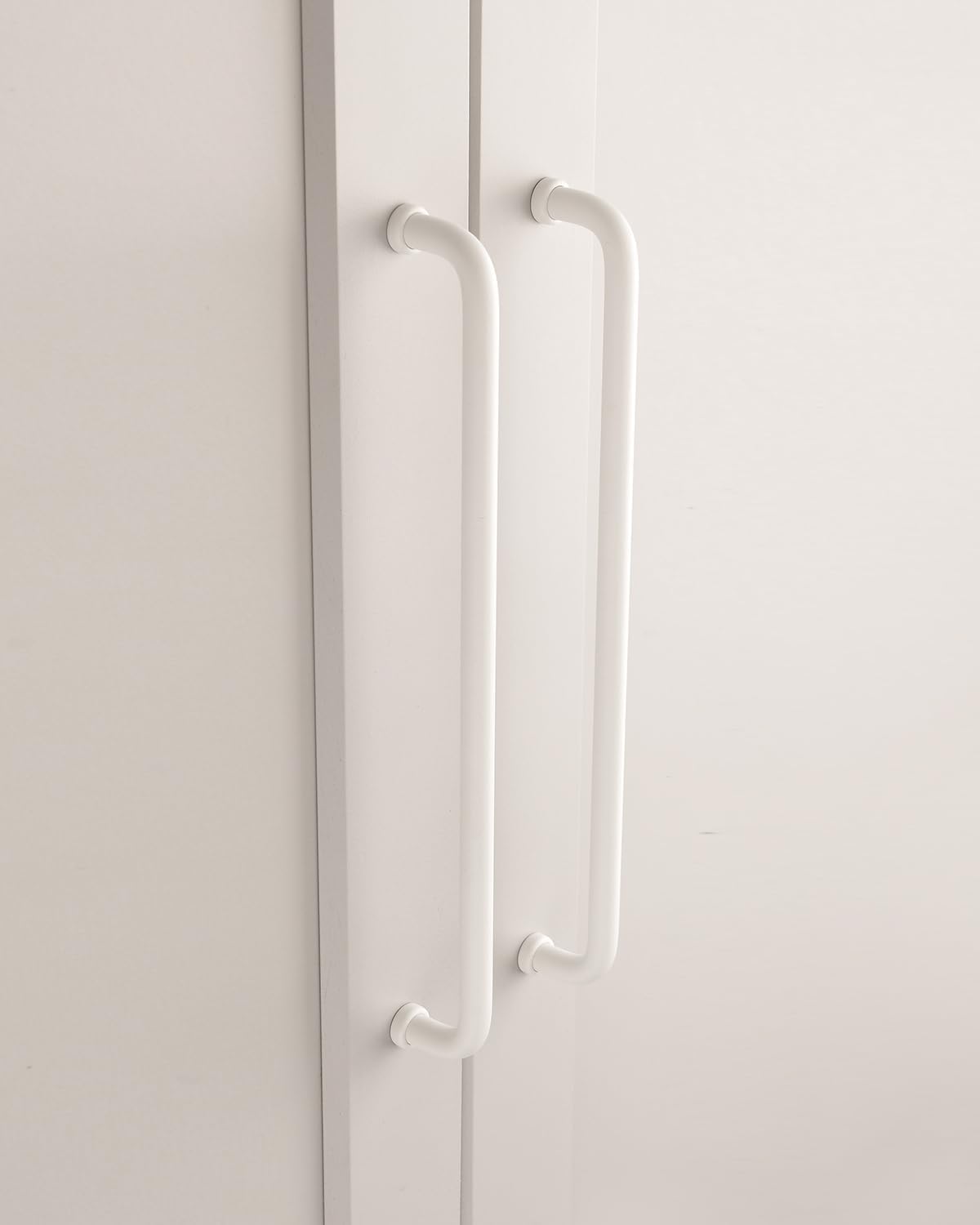 5 Pack Kitchen Drawers Handles Matte White Cabinet Pulls 10 Inch Hole to Hole Furniture Handles for Closet Doors Bathroom Vanity Pulls Replacement