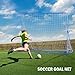 8x6FT Dual-mode Soccer Goal & Rebounder Net,Premium Durability for Intense Shooting Training,Quick-Switch Angle Soccer Training for Control,Passing Practice,Easy Setup Soccer Gifts for Kids Teen Adult