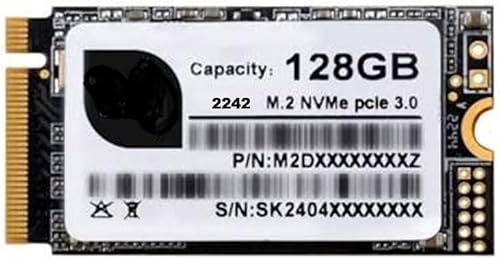 128 GB M.2 NVMe PCIe 3.0 SSD 2242 Form Factor | for Laptop & Desktop PC | Compact 2242 Size, PCIe 3.0 Interface, NVMe Protocol, Internal Storage, Fast Read/Write