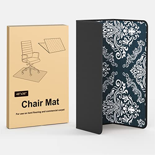 Placoot Heavy Duty Office Chair Mat For Carpet & Hardwood Floors, 48" X 36" Weight 3.5 Lbs Floor Mat, Decorative Office Chair Mat, Desk Chair Mat For Carpeted Floors For Home Office #TOP2