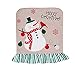 EMFGJ Chaise de noël Couvre Bonhomme de Neige père noël Chaise Couverture arrière Salle à Manger Fournitures de Cuisine décoration pour la Maison,Bonhomme de Neige
