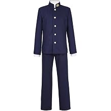Mens Japanese High School Students Uniform Costume Sakamoto Costume