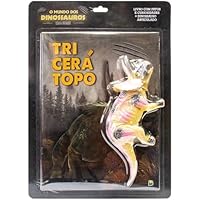 MUNDO DOS DINOSSAUROS, O - LEIA & BRINQUE: TRICERÁTOPO 6556177008 Book Cover