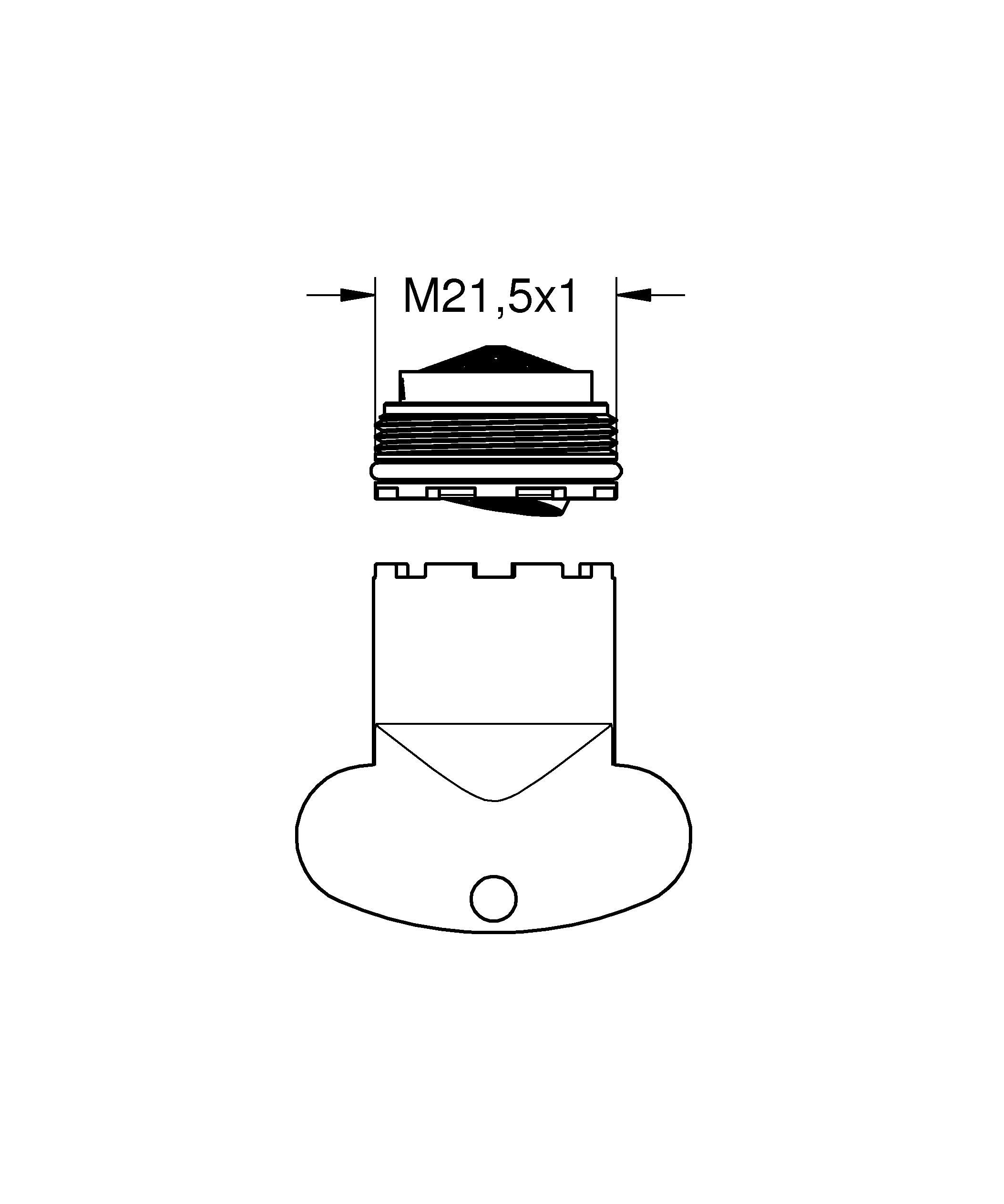GROHE 48271000 - Mousseur Essence M21,5x1