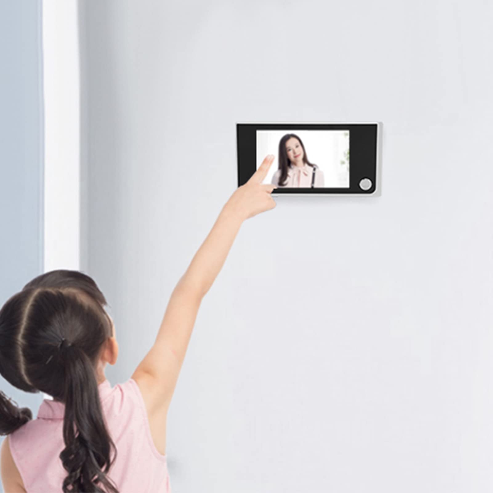 Videoportero de 3,5", visor de puerta de 120 grados, mirilla, timbre con pantalla LCD, de seguridad digital para el hogar, apartamentos y hoteles.