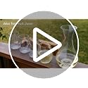 Lily's Home Unbreakable Wine Decanter, Premium Carafe is Made of Shatterproof Tritan Plastic, Ideal for Indoor and Outdoor Use, Reusable and Dishwasher-Safe, Crystal Clear (48 oz. Capacity)