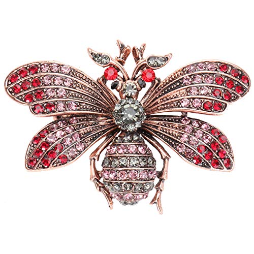 Holibanna Rhinestone Animal Brooches Insect Themed Breastpin Honey Bee Brooches DIY Accessories Gifts for Women Clothing Bags Backpacks Jackets Hats