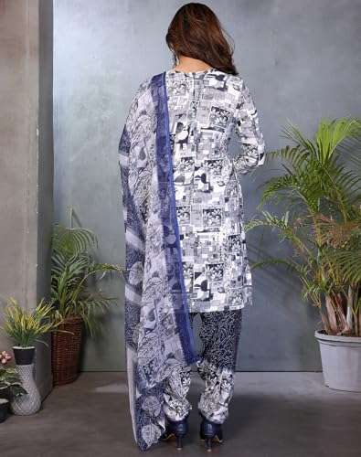 Image of Priyashi Women Unstiched Crepe dress materials | Crepe Salwar Suit for women with dupatta | suit material for women unstitched