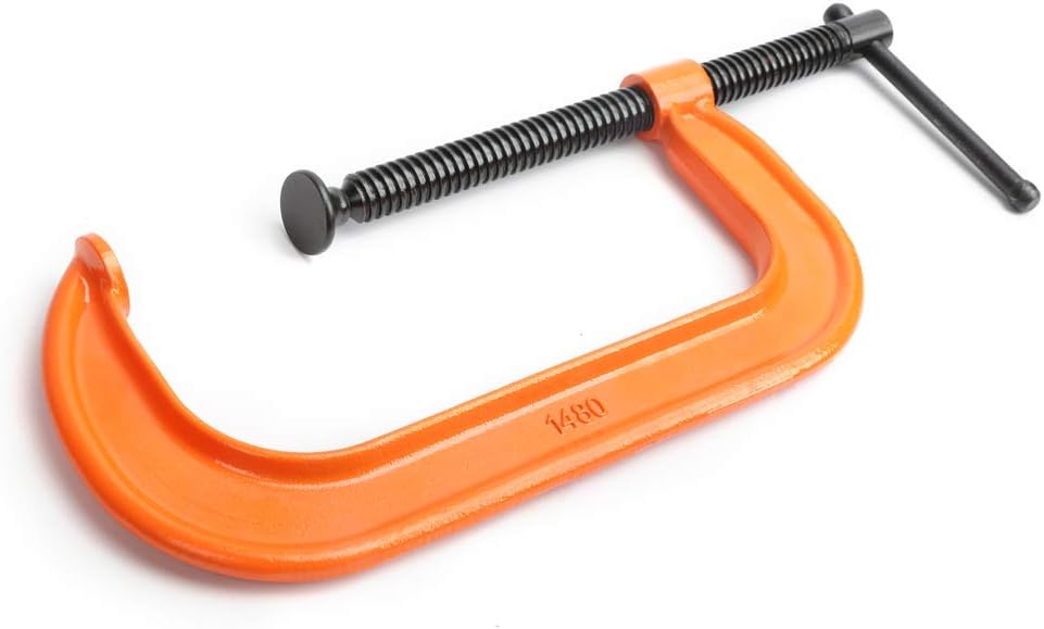 Adjustable Clamp 1480-C Adjustable C-Clamp, 8-Inch, Orange