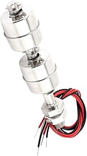 Aexit Vertical Stainless Switches Steel 2 Channel Water Level Sensor Foot Switches Float Switch