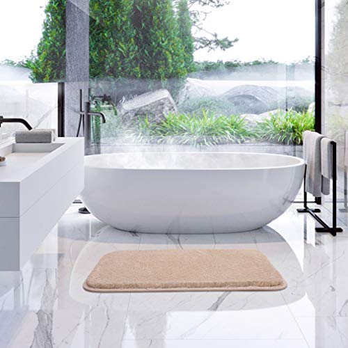 Badmat, badmat, ZARCKER, dik, ruig, zacht, zeer absorberend, machinewasbaar, badmatten voor badkamerdecor, bad, douche… - Image 3
