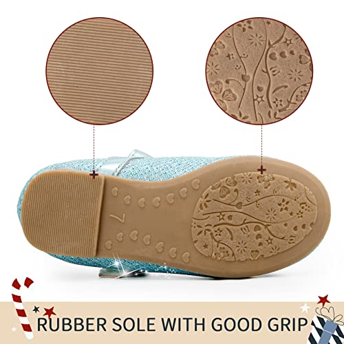 K Komforme Girl's Ballet Flats Non-Slip Soft Mary Jane Walking Party Dress Shoes For Toddler/Little Kid/Big Kid #TOP4