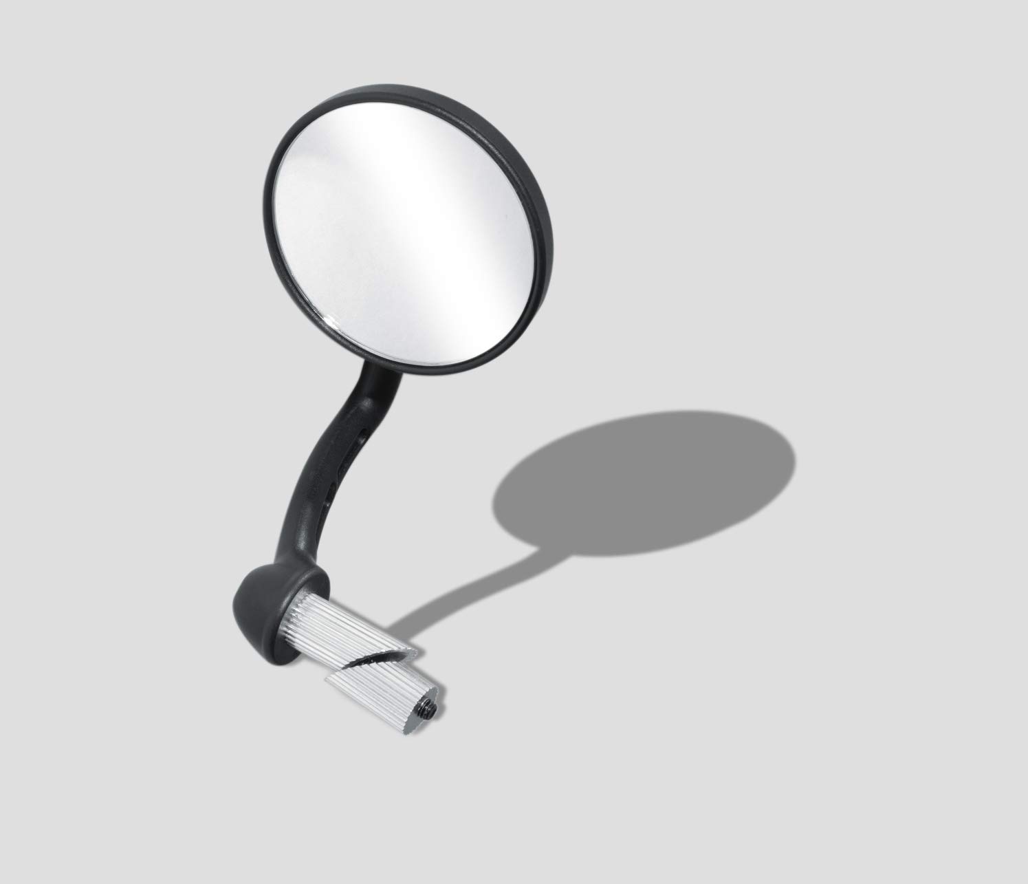 Delta Cycle & HomePremium Bike Handlebar Bar End Mirror, Fully Adjustable Handlebar Rearview Mirror for Bicycles, Large Ultra-Clear Glass Safety Mirror fits Road, Mountain, Cruisers, and E-Bikes