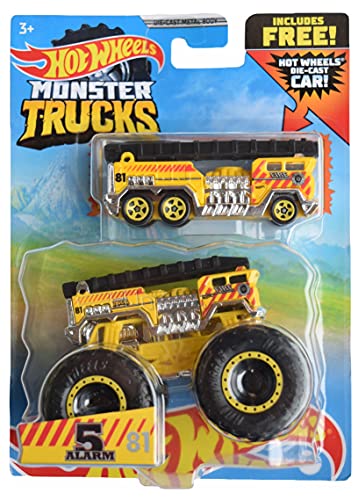 Hot Wheels Yellow 5 Alarm