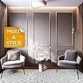 Birdeco Peel and Stick Pre-Cut Wall molding kit Pieces, All Edges precut, Factory Primed Wall molding Pieces to Make 3 top 3 Bottom Frames P-5P