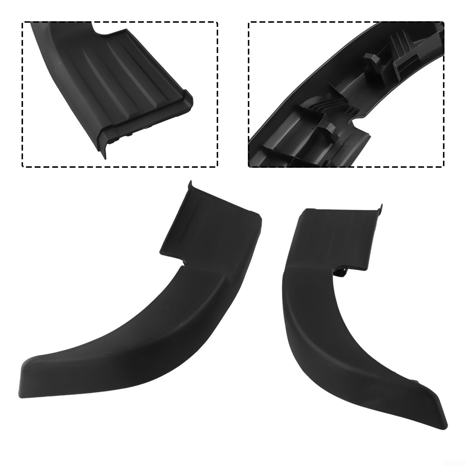 1 paio di piastre per paraurti posteriore 52164-0K030 per Toyota Hilux/Revo (2015-2019): sostituzione per 52163-0K030