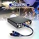 BRIEFCEC Cinch Splitter Kabel Cinch Y Adapter 15cm Subwoofer für Phono,AV,Coaxial Audio RCA Kabel (1-Stecker zu 2-Buchse, 2Stü, Blau)