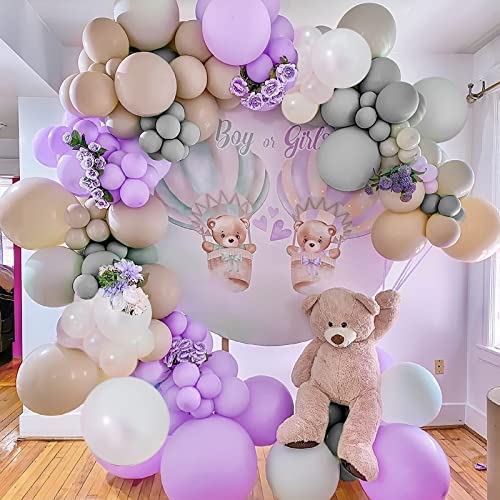Ghirlanda di palloncini viola, 120 pezzi viola con...