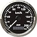 Produktbild KUS Wasserdichte GPS Tacho Kilometerzähler 0-200km/h Für Auto Motorrad Lkw 85mm (Schwarz)