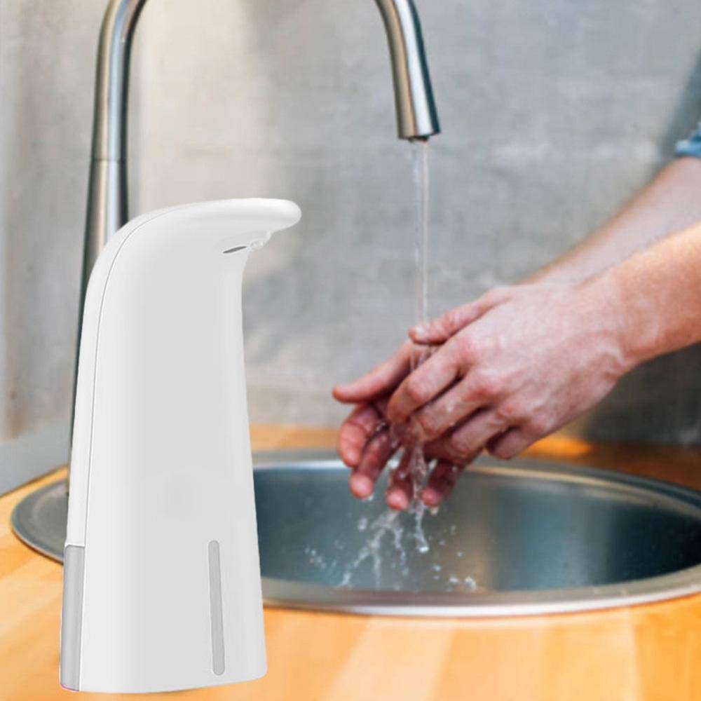 Dispenser di Sapone Automatico Sensore di Movimento A Infrarossi Smart Sensor 250ml Dispenser di Sapone da Bagno Touchless Dispenser di Sapone per Bagno in Cucina B