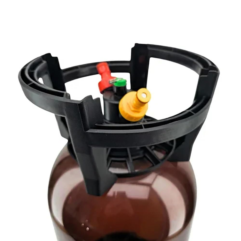 Fusto Oxebar In PET Ambrato Da 20 Litri – Fermentatore A Pressione, Fusto For La Produzione Di Birra Con Tubo Di Pescaggio Galleggiante, Valvola Di Non Ritorno, Tappo Di Carbonatazione – Uso Domestico